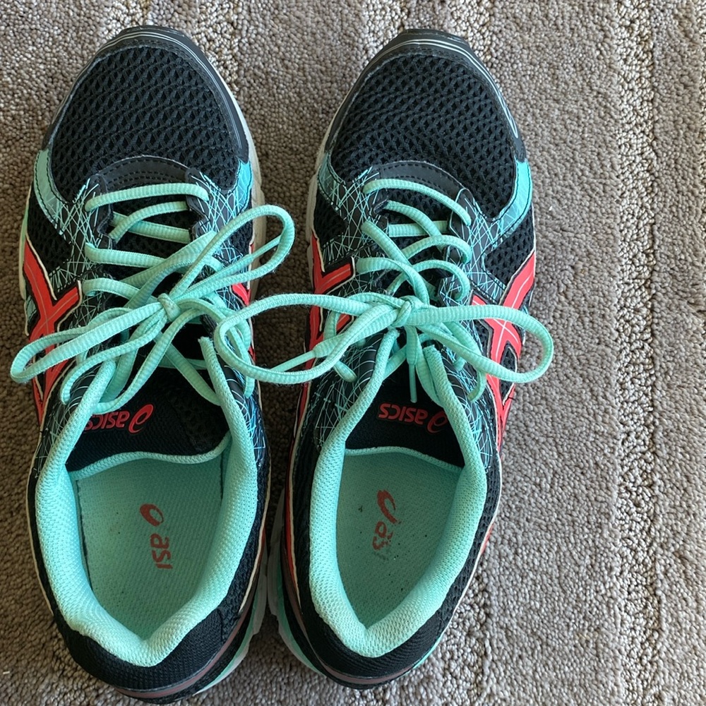 COPY - ASICS Gel Excite 2 Woman’s Sneaker Athletic Shoe -- Black/Mint Green…